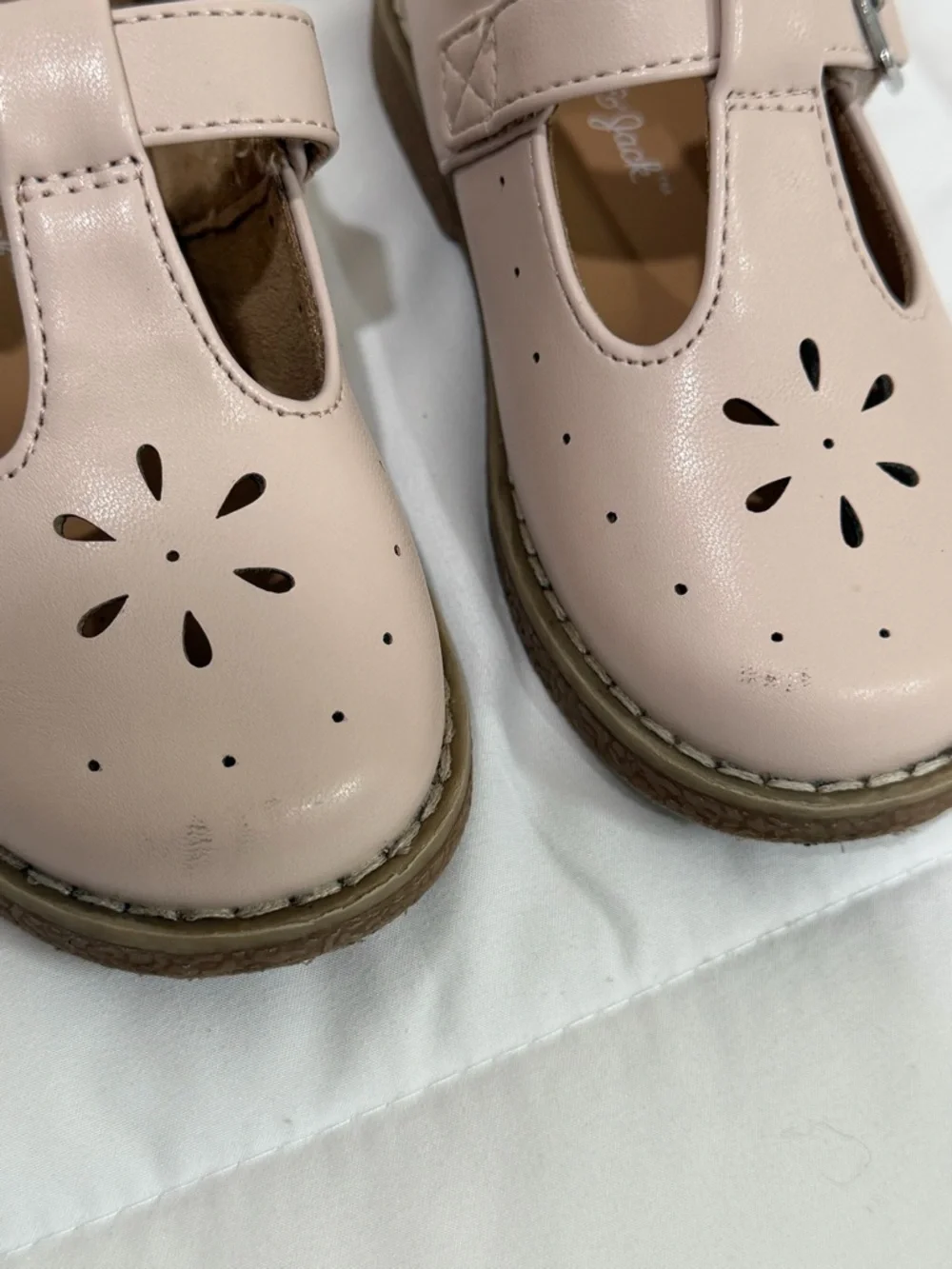 Cat & Jack Toddler T-Strap Dress Shoes - Blush Pink